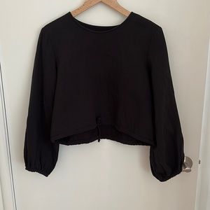 First Rite cropped blouse